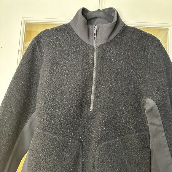 LULULEMON Tundra Trek 1/2 Zip Sherpa Fleece Jacket Coat medium - Picture 3 of 8